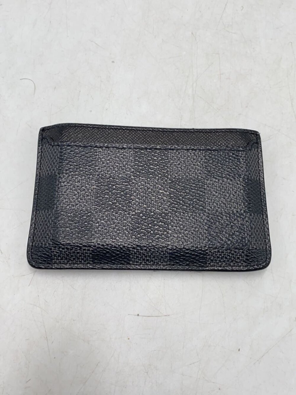 Louis Vuitton Damier Portecarte Neo Leather Black Graphite Black